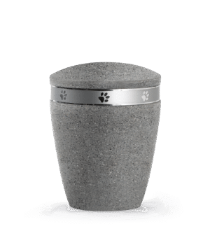 Pilka urna su sidabrine letenėlių juostele (1,5 l)