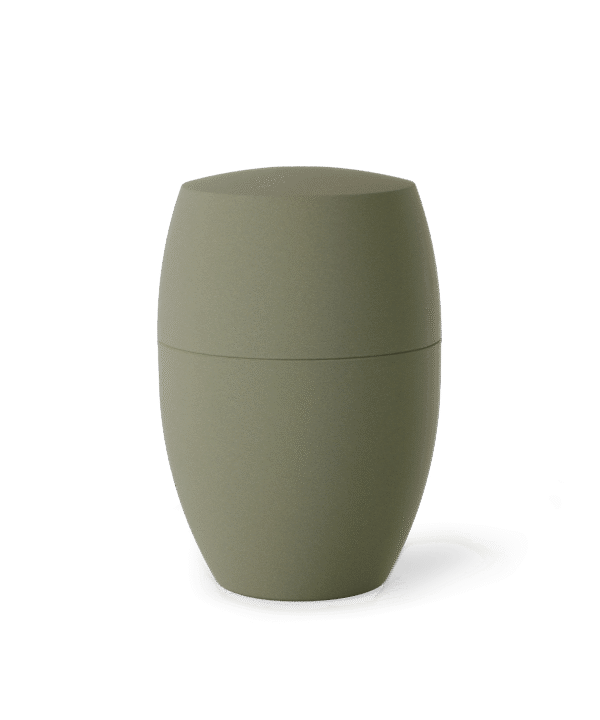 Žalios spalvos urna be motyvų (1,5 l)