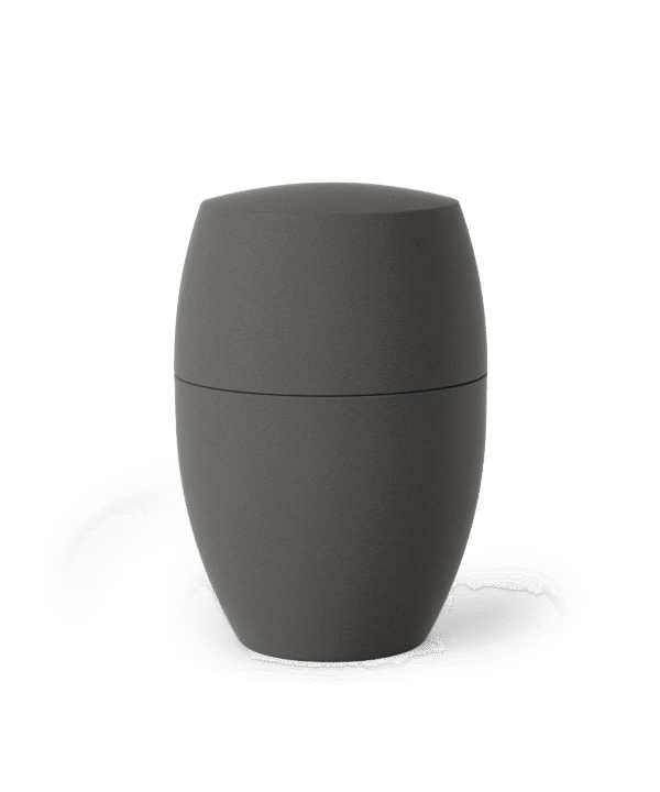 Juodos spalvos urna be motyvų (1,5 l)